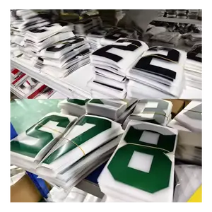 Изготовленный на заказ логотип Утюг на буквы и именные цифры наклейка для передачи тепла для футбольной футболки Джерси