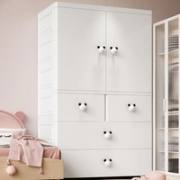 Armoire de rangement convertible épaissie pour vêtements de bébé et d'enfant, idéale pour chambre et hôtel, design moderne et écologique