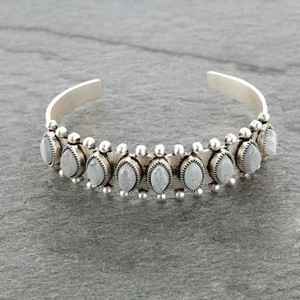Bracciale Aperto Stile Turchese per Donne, Gioiello Vintage Regolabile - Product Image 2