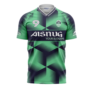 Lettere numero stampa squadra uomini completo <span class=keywords><strong>verde</strong></span> chiaro su misura colori brillanti 3xl maglie da <span class=keywords><strong>calcio</strong></span> <span class=keywords><strong>con</strong></span> colletto - Product Image 4