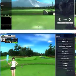 Simulateur de golf avec moniteur de lancement, analyseur de swing 3D, système d'entraînement de golf en salle et parcours de golf virtuel - Product Image 5