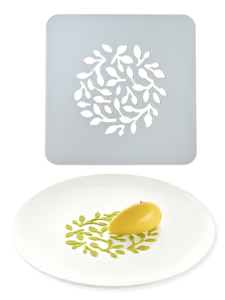 UNIMOULD Moule en silicone réutilisable de qualité alimentaire à motif feuille et branche pour la décoration de gâteaux, la cuisine moléculaire et la pâtisserie - Product Image 3
