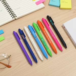 स्कूल कार्यालय के लिए लोगो रंगीन रबर बॉलपॉइंट पेन के साथ गर्म बिक्री प्रचार पेन - Product Image 4