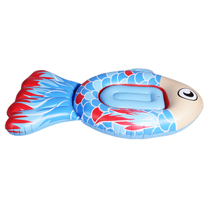 Cama de aire personalizada colchón inflable multifunción cama de aire inflable animal inflable piscina juguetes forma de pez - Product Image 3