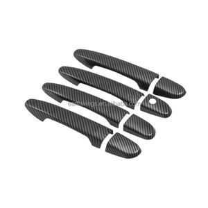 Cho Mazda CX-5 <span class=keywords><strong>CX5</strong></span> CX 5 ke KF ổ đĩa bên phải 2013-2021 cao cấp sợi Carbon cửa xử lý Bìa xe phụ kiện dán - Product Image 1