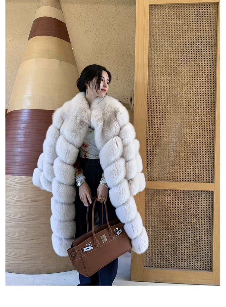 Shop Our High-End Fox Fur Coats - Classic & Customizable
