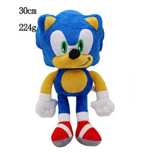Peluche <span class=keywords><strong>Sonic</strong></span> Super Morbido da 30 cm, Cartone Animato, Imbottitura in Cotone PP, con Dettagli Dorati, Regalo per Ragazzi - Product Image 6