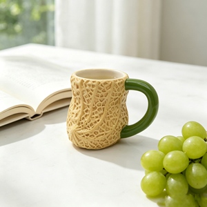 Tazza da caffè in ceramica a forma di frutto del drago 3D, simpatica tazza originale per casa e ufficio. - Product Image 2