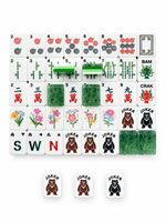Ensemble de Mahjong Américain Zen en Bambou de Designer, 160 Tuiles, 4 Couches, Artisanat Acrylique Sandwich, Jeu Social de Luxe, Coffret Cadeau