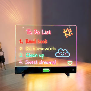 儿童教育用垫式<span class=keywords><strong>LED</strong></span>书写板，带4种模式，可当画板、支架和手写笔，用于练习手写涂鸦 - Product Image 2