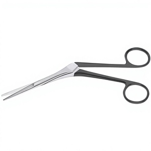 Ciseaux chirurgicaux angulaires dentelés Knight 18 cm en acier inoxydable pour les procédures sur les turbinés nasaux et le cartilage par Vaslcare - Product Image 1