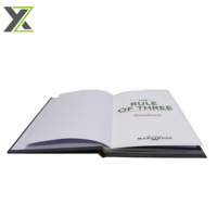 Carnet de notes vierge relié par fil, couverture rigide format A5, design personnalisé imprimé