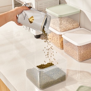 Monr xách tay dung lượng lớn trong suốt lưu trữ Box Set nhựa thực phẩm <span class=keywords><strong>container</strong></span> đa kích cỡ bán buôn đóng gói sử dụng - Product Image 3