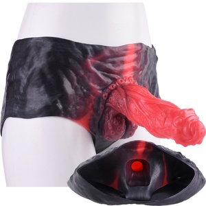 YOCY New Hollow Strap on Briefs,Fantasy Strap on <b>Dildo</b>, Tentacle Penis Sleeve Wearable,Enlargement Sex Toys for Men Wholesale - Product Image 1