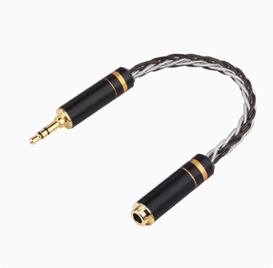 Câble audio AUX YY-A2 <span class=keywords><strong>HiFi</strong></span> 2.5 TRRS / 3.5 TRS / 4.4 TRRRS Jack 8 cœurs OFC 2.5mm 3.5mm 4.4mm pour téléphone, tablette, lecteur de musique, amplificateur - Product Image 2