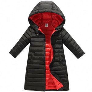 Chaqueta de invierno JACKETOWN para niñas, abrigo con capucha cálido, parka de plumón para niños, ropa de abrigo. - Product Image 4