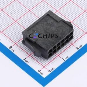 WAFER-MX3.0-12PJK-MB Housing (Wire-to-Board / Wire-to-Wire) P=3.03mm Connector 2x6P 3.03mm Micro-Fit (MX 3.0) 3.03mm - Product Image 2