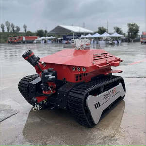 Smart Fire-Fighting <b>Robot</b> Perfect Fuel Power Hydraulic System Long Distance Transportation Rubber Tracks Chassis for Efficient - Product Image 1