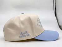 Cappellino da Baseball Snapback a 5 Pannelli Bicolore 100% Cotone con Ricamo Personalizzato e Visiera Curva Strutturata