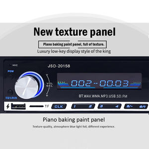 Kits multimedia <span class=keywords><strong>con</strong></span> sintonizador de FM estéreo Control remoto Conexión <span class=keywords><strong>USB</strong></span> MP4 Modelo <span class=keywords><strong>Radio</strong></span> de <span class=keywords><strong>coche</strong></span> <span class=keywords><strong>con</strong></span> reproductor de casete Subwoofer - Product Image 6