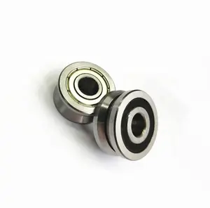 LV20/8 LV20/8ZZ LV20/8 2RS RV20/8-10 8x30x14mm V groove guide wheel track roller bearing for linear shaft