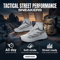 Chaussures de randonnée à coupe large, chaussures de trail running d'extérieur, chaussures de sport décontractées absorbant les chocs, unisexe, dessus en PU, semelle EVA