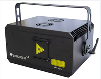 Proyector de luces láser de animación 3d RGB a todo Color, disco láser, 4W