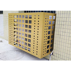 Couvre-climatiseurs en métal décoratifs commerciaux personnalisables CNC - Product Image 6