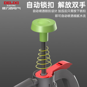 Delixi Electric 2L Pump <b>Sprayer</b> High <b>Pressure</b> Mist Garden Watering Plant Cleaning Manual Plastic <b>Sprayer</b> - Product Image 5