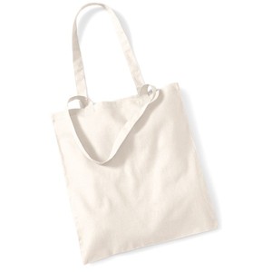 Sac fourre-tout en coton 100% Promo Shopper, couleur naturelle, taille unique, style décontracté, pour activités promotionnelles - Product Image 1