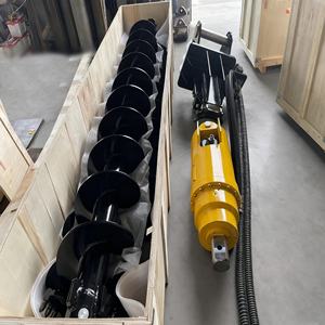 Perfurador Hidráulico de Solo e Rocha de Alto Torque e Eficiente com Motor, Caixa de Câmbio e Rolamento para Escavadeiras de 2-6 Toneladas - Product Image 5