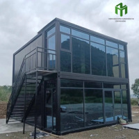 Préfabriqué modulaire minuscule préfabriqué bricolage plage Portable cabine Bungalow fabriqué Flatpack Kit maisons Casas Prefabricadas maison en conteneur