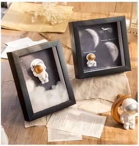 Boîte à fleurs séchées 3D creuse de 3/5 cm avec cadre intérieur détachable, cadre photo de présentation pour spécimens de papillons à faire soi-même - Product Image 1