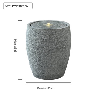 Hiện đại tối giản phòng khách độ ẩm đơn giản sang trọng chảy nước đồ trang trí Nhựa thủ công Fortune nước đài phun nước cảnh quan - Product Image 6