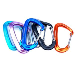 Mousqueton de type D pour extérieur, en aluminium 7075, avec verrouillage de sécurité à dégagement rapide, pour sac à dos, hamac, bâche, capacité de charge 12KN - Product Image 2