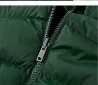 Nouvelle arrivée, veste rembourrée en coton réversible pour homme, veste à capuche matelassée pour homme, logo personnalisé, veste d'hiver matelassée, veste chaude pour homme