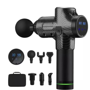 2025 Edition Handheld Mini tragbare Deep Tissue Percussion Muskel <span class=keywords><strong>massage</strong></span> pistole Schnelle wiederauf ladbare Body Vibration <span class=keywords><strong>LED</strong></span> Touchscreen - Product Image 4