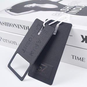 Etiquetas colgantes mate gruesas para ropa con estampado personalizado, etiquetas de silicona para ropa en relieve, troquelado reciclado, etiquetas para ropa y zapatos - Product Image 3