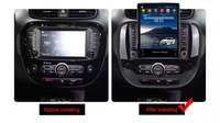 Android 13 IPS Screen DSP Car Radio Video Audio pour Kia Soul 2 PS 2013 - 2019 8 + 128GB 4G LTE GPS BT Stereo Multimedia Player
