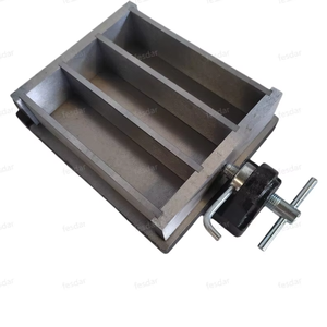 Moule d'essai de mortier de ciment souple 40 * 40 * 160 / Moule d'essai de béton en fonte de fer / Moule d'essai de cube de béton - Product Image 2