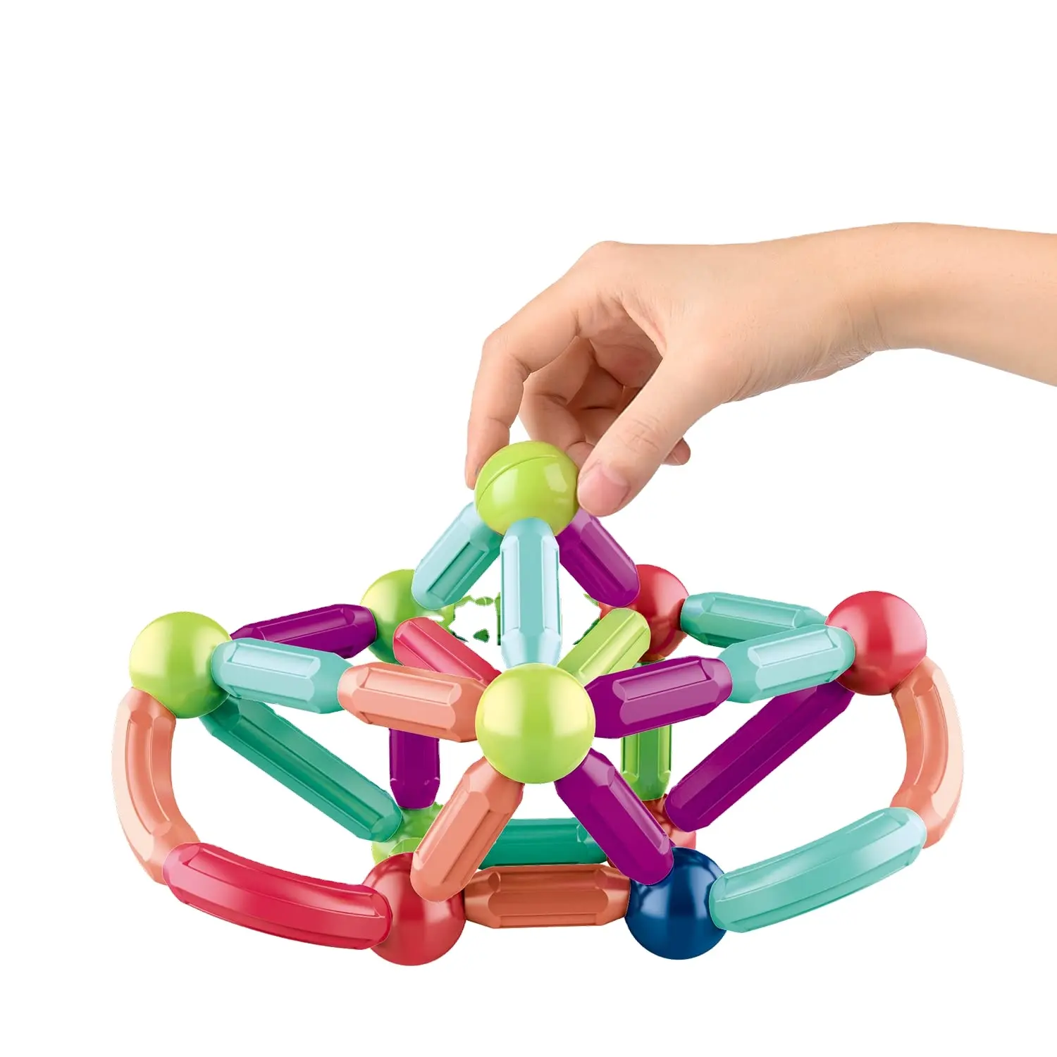كتل مغناطيسية شريط 3d المغناطيس عصا مجموعة لعبة لعبة تعليمية المغناطيسي بناء العصي لعب للأطفال