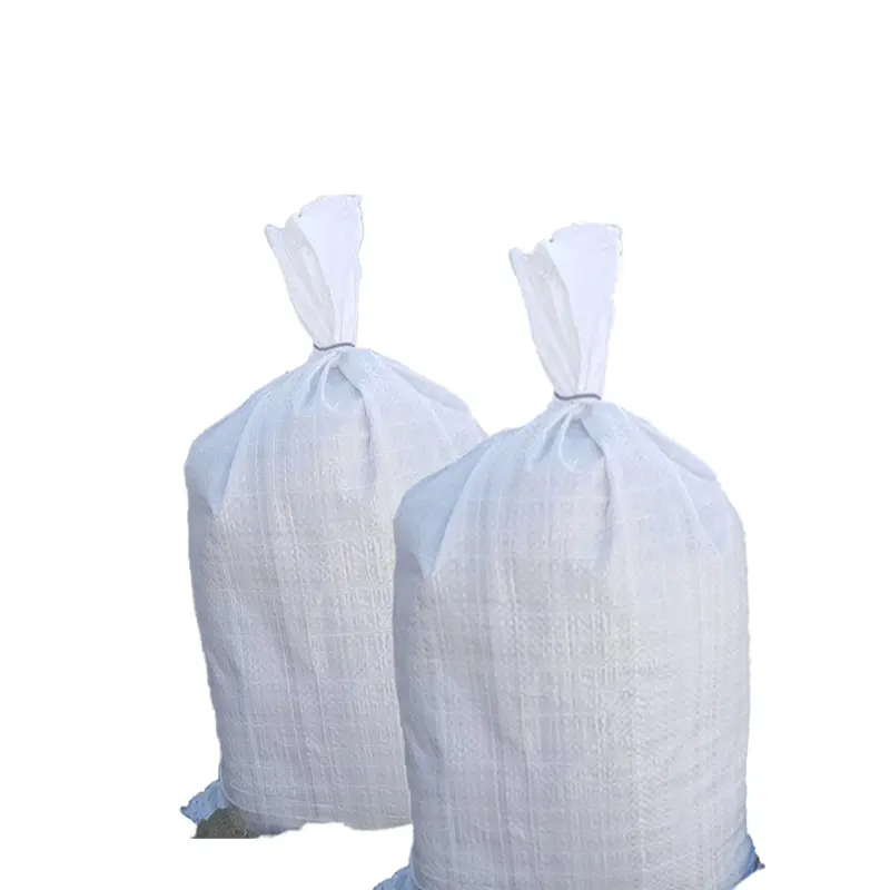 Sac tissé en matière plastique type de sac tissé en pp pour l'emballage de farine de blé