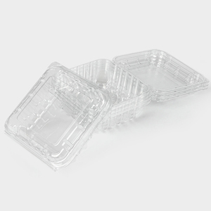 Vỏ Sò Thiết kế rõ ràng Pet hộp nhựa Quả Việt Quất punnet bao bì lỗ thông hơi Berry Container có thể chứa 125 gam Quả Việt Quất - Product Image 3