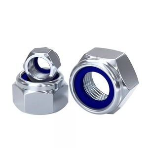 Tianzhuo Hardware Nylon Self Locking Nuts M8 M10 M14 M16 M20 Galvanized Fine Thread Anti Loosening Grade 8.8 - Product Image 1