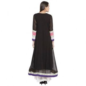 Beautiful Wholesale Silver Pakistani Pearl Gold Satin Dress New Model Abaya With <strong>Kurti</strong>