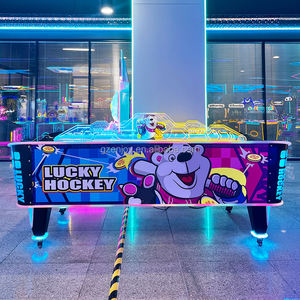 โต๊ะแอร์ฮอกกี้อะคริลิคโค้ง สำหรับศูนย์รวมความบันเทิง ใช้เหรียญเล่น เกมกีฬา ของเล่นเด็กและผู้ปกครอง - Product Image 3