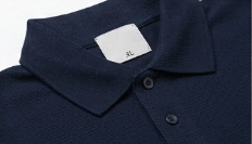 Polo de Punto Jersey Azul Marino para Hombre - Camiseta de Manga Corta 100% Algodón de Corte Regular - Ropa de Golf Informal con Etiqueta Privada Personalizada - Product Image 2