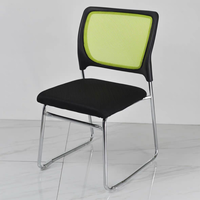 Chaise de bureau durable du fabricant avec dossier et coussin confortables, design antidérapant pour bureaux et salles de réunion