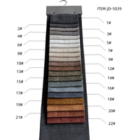 Tissu chenille uni 100 % polyester pour rembourrage de canapé, mobilier, rideaux, textile de maison, couleur personnalisée, vente en gros