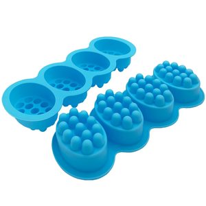 2 Moldes de Silicona para Jabón de Masaje, Molde Ovalado para Hacer Jabón de Masaje, Molde de Silicona para Velas, Dulces, Chocolate y Repostería - Product Image 1